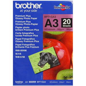 Brother BP71GA3 Premium Glossy A3, 20 lap kép