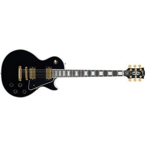 Gibson Custom Les Paul Custom Long Scale Ebony #CS601086 kép