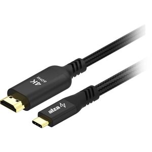 AlzaPower AluCore USB-C to HDMI 4K, 2m, fekete kép