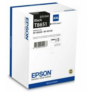 Epson tintapatron ink cartridge black 10k C13T865140 kép