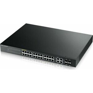 ZyXEL GS1920-24HPv2 28 portos GbE LAN PoE (375W) 4x GbE SFP/RJ45... kép