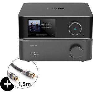 WiiM Ultra - Space Grey + Vibelink Amp Grey + Eagle Cable Deluxe II koax, 1, 5m kép