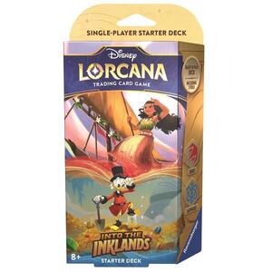 Ravensburger Disney Lorcana: Into the Inklands - Starter Deck Ruby & Sapphire kép