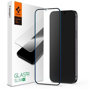 Spigen Glass FC Black HD 1 Pack iPhone 12 mini üvegfólia kép