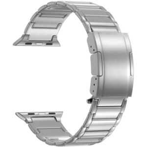Eternico Titanium Buckle Apple Watch 44mm / 45mm / 46mm / Ultra 49mm - silver kép