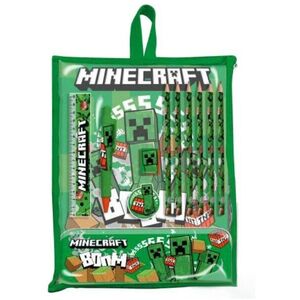 KIDS EUROSWAN Minecraft Creeper Sss Iskolai felszerelés szett kép
