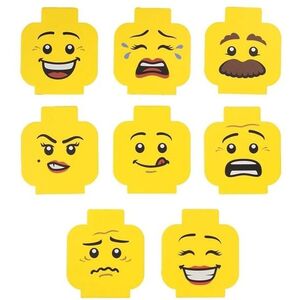 LEGO - Faces - poháralátét, 8 db kép