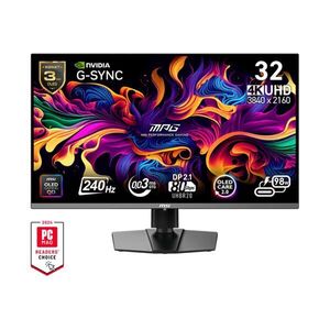 MSI GAMING MPG 322URX QD-OLED 31, 5" UHD 3840x2160 240Hz Monitor kép