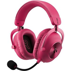 Logitech G PRO X 3 Lightspeed gamer fejhallgató, rózsaszín kép