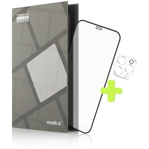 Tempered Glass Protector iPhone 12 Pro Max üvegfólia + kamera védő fólia - keret, Case Friendly kép