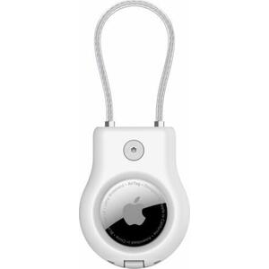 Secure Holder with Wire Cable for AirTag - white MSC009BTWH kép