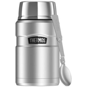 THERMOS Stainless King ételtermosz, 0, 71 l + összecsukható kanál + csésze, rozsdamentes acél kép