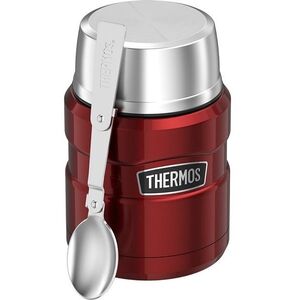 THERMOS Stainless King ételtermosz, 0, 47 l + összecsukható kanál + csésze, rozsdamentes acél kép