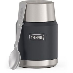THERMOS ICON ételtermosz, 0, 47 l + összecsukható kanál + csésze, granite kép