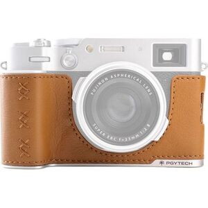 PGYTECH bőr fényképezőgép tok FUJI X100VI típushoz, barna kép