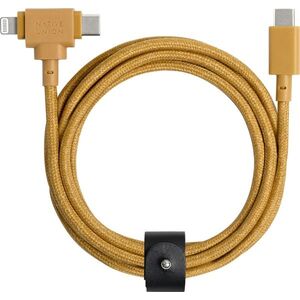 Native Union Belt Universal Cable USB-C to Lightning + USB-C - 1.5m, Kraft kép