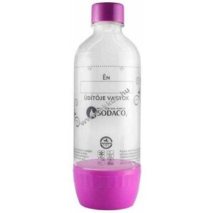 SodaCo szénsavasító flakon otthoni Basic és Royal SodaCo szódagéphez, 1l, lila-virágos kép