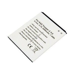 Helyettesítő akku Kazam Trooper 2 5.0 3, 7V 2000mAh 7, 4Wh Li-ion kép