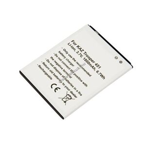 Helyettesítő akku Kazam Trooper 451 3, 7V 1800mAh 6, 7Wh Li-ion kép