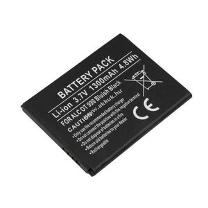 Helyettesítő akku Alcatel OT 990 Bluish Black 3, 7V 1300mAh 4, 8Wh Li-ion kép