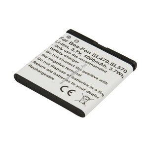 Helyettesítő akku Bea-Fon SL470, SL570 3, 7V 1000mAh 3, 7Wh Li-ion kép