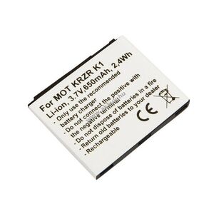Helyettesítő akku Motorola KRZR K1 3, 7 650mAh 2, 4Wh Li-ion kép