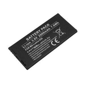 Helyettesítő akku Microsoft Lumia 650 3, 8V 2000mAh 7, 6Wh IC-vel Li-Ion kép