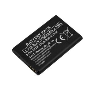 Helyettesítő akku Nokia 2300, 3650, 7600 3, 7V 1000mAh 3, 7Wh Li-ion kép