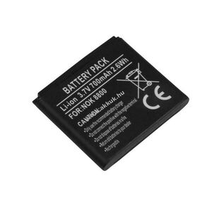 Helyettesítő akku Nokia 8800 3, 7V 700mAh 2, 6Wh Li-ion kép