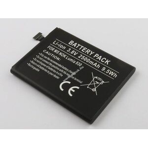 Helyettesítő akku Microsoft Nokia Lumia 930 3, 8V 2500mAh 9, 5Wh Li-ion kép