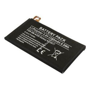 Helyettesítő akku Samsung Galaxy A3 2017 3, 8V 2350mAh 8, 9Wh beépített Li-Polymer kép