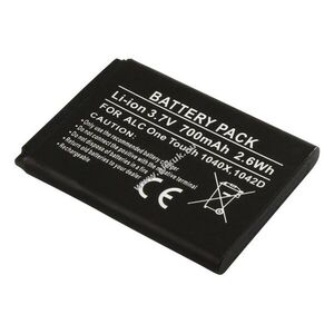 Helyettesítő akku Alcatel One Touch 1040X 1042D 3, 7V 700mAh 2, 6Wh Li-ion kép