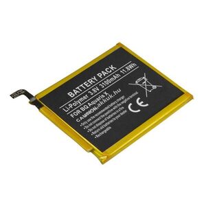 Helyettesítő akku BQ Aquaris X 3, 8V 3100mAh 11, 8Wh beépített szerszám nélkül Li-Polymer kép