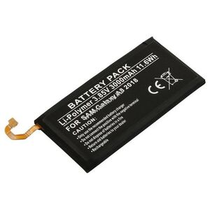 Helyettesítő akku Samsung Galaxy A8 2018 3, 85V 3000mAh 11, 6Wh beépített Li-Polymer kép