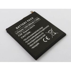 Helyettesítő akku Gigaset GS370 beépített 3, 85V 3000mAh 11, 55Wh Li-Polymer kép