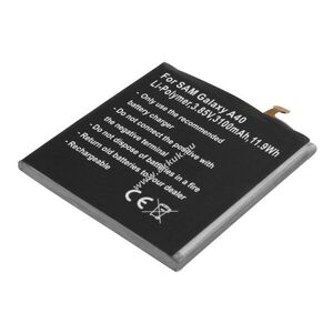 Helyettesítő akku Samsung Galaxy A40 3, 85V 3100mAh 11, 9Wh beépített Li-Polymer kép