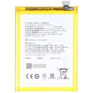 Helyettesítő akku OPPO A5 beépített 3, 85V 4230mAh 16, 3Wh szerszám nélkül Li-Polymer kép