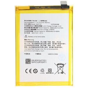 Helyettesítő akku OPPO Realme C2 3, 85V 4000mAh 15, 4Wh beépített Li-Polymer kép