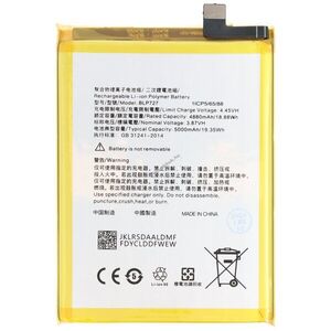 Helyettesítő akku OPPO A11 3, 87V 5000mAh 19, 35Wh beépített, szerszám nélkül Li-Polymer kép