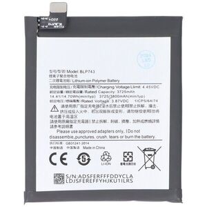 Helyettesítő akku OnePlus 7T 3, 87V 3800mAh 14, 7Wh beépített Li-Polymer kép