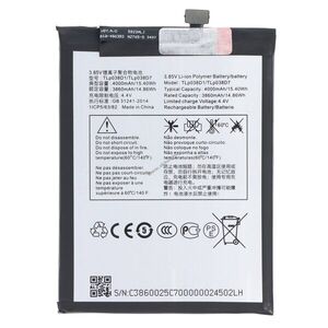 Helyettesítő akku TCL 10L 3, 85V 4000mAh 15, 4Wh beépített szerszámok nélkül Li-Polymer kép