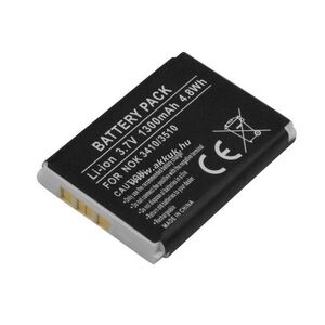 Helyettesítő akku Nokia 3410 3510 3, 7V 1300mAh 4, 8Wh Li-ion kép