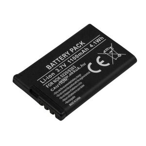 Helyettesítő akku Nokia 5220 6303 3, 7V 1100mAh 4, 1Wh Li-ion kép