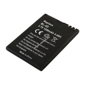Helyettesítő akku Nokia N97 Mini 3, 7V 1200mAh 4, 4Wh Li-ion kép