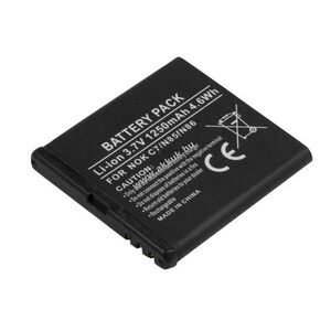 Helyettesítő akku Nokia C7 N85 N86 3, 7V 1250mAh 4, 6Wh Li-ion kép