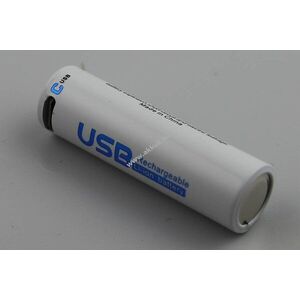 14500 AA akku 1, 5V 1700mAh 2, 55Wh USB-C töltőport Li-ion kép
