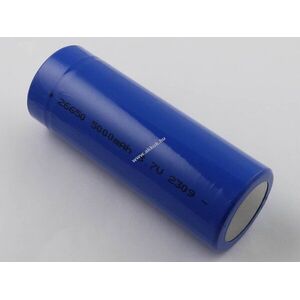 26650 hengeres akku 3, 7V 5000mAh 18, 5Wh USB-C töltőporttal Li-ion kép