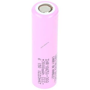 18650 hengeres akku 3, 7V 3000mAh 11, 1Wh Li-ion kép