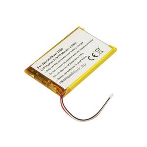 Helyettesítő akku Garmin Nüvi 2460 3, 7V 1250mAh 4, 6Wh Li-Polymer kép