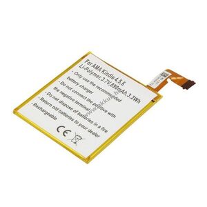 Helyettesítő akku Kindle 4/5/6 3, 7V 890mAh 3, 3Wh beépített szerszám nélkül Li-Polymer kép